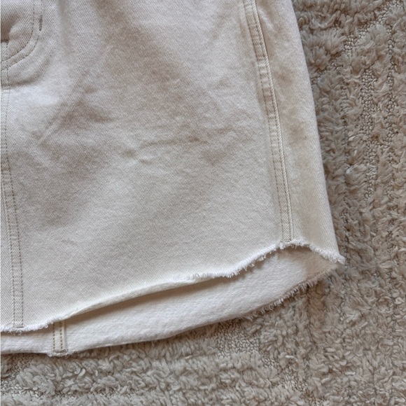 Madewell Cream Mini Skirt - Picture 3 of 6